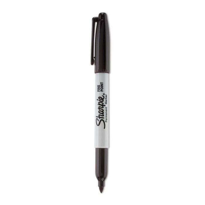 Μαρκαδόρος Permanent Sharpie Fine 0.9mm Μαύρο