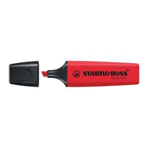 Μαρκαδόρος Stabilo Boss Original Real Red 5mm (70/48)
