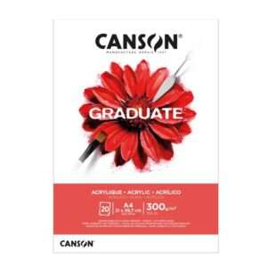 Μπλοκ Canson Graduate Acrylic Α4 300gr 20Φ