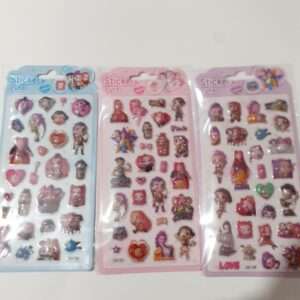 Αυτοκόλλητα K-pop Puffy 10x22cm