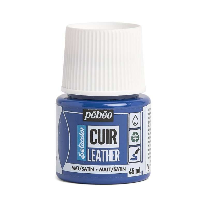 Χρώμα για Δέρματα Ultramarine Blue Setacolor Leather 45ml