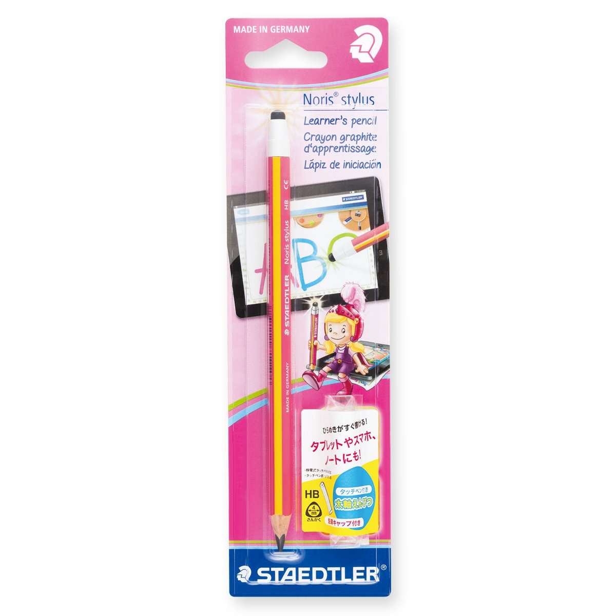 Μολύβι Staedtler Noris Stylus HB Pink για Οθόνες Αφής