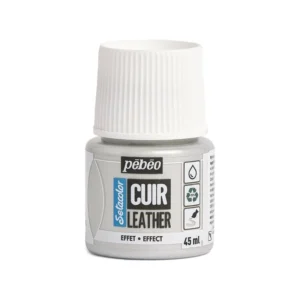 Χρώμα για Δέρματα Metal Silver Setacolor Leather 45ml
