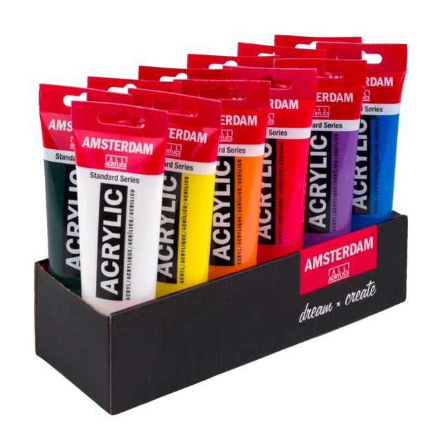 Σετ Ακρυλικά Amsterdam 12τεμ x 120ml Value Pack - Image 3
