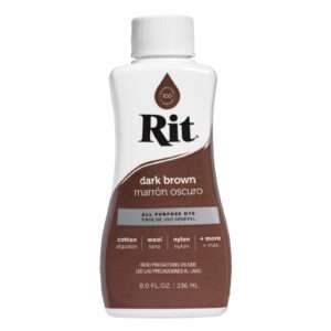 Χρώμα Υφάσματος Rit Dye Liquid Dark Brown 236ml