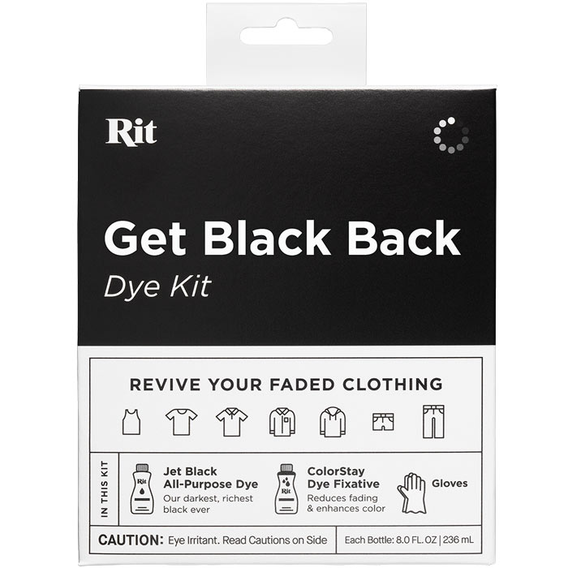 Rit Κιτ Βαφής Υφασμάτων "Get Black Back"