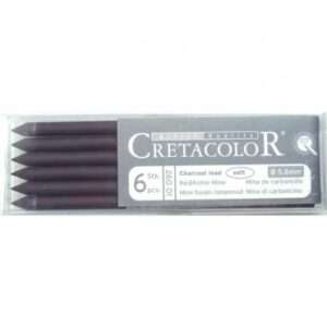 Μύτες Κάρβουνου 5.6mm Soft 6τεμ Cretacolor