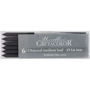 Μύτες Κάρβουνου 5.6mm Medium 6τεμ Cretacolor