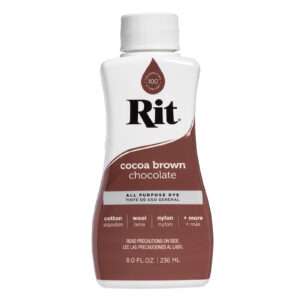 Χρώμα Υφάσματος Rit Dye Cocoa Brown 236ml
