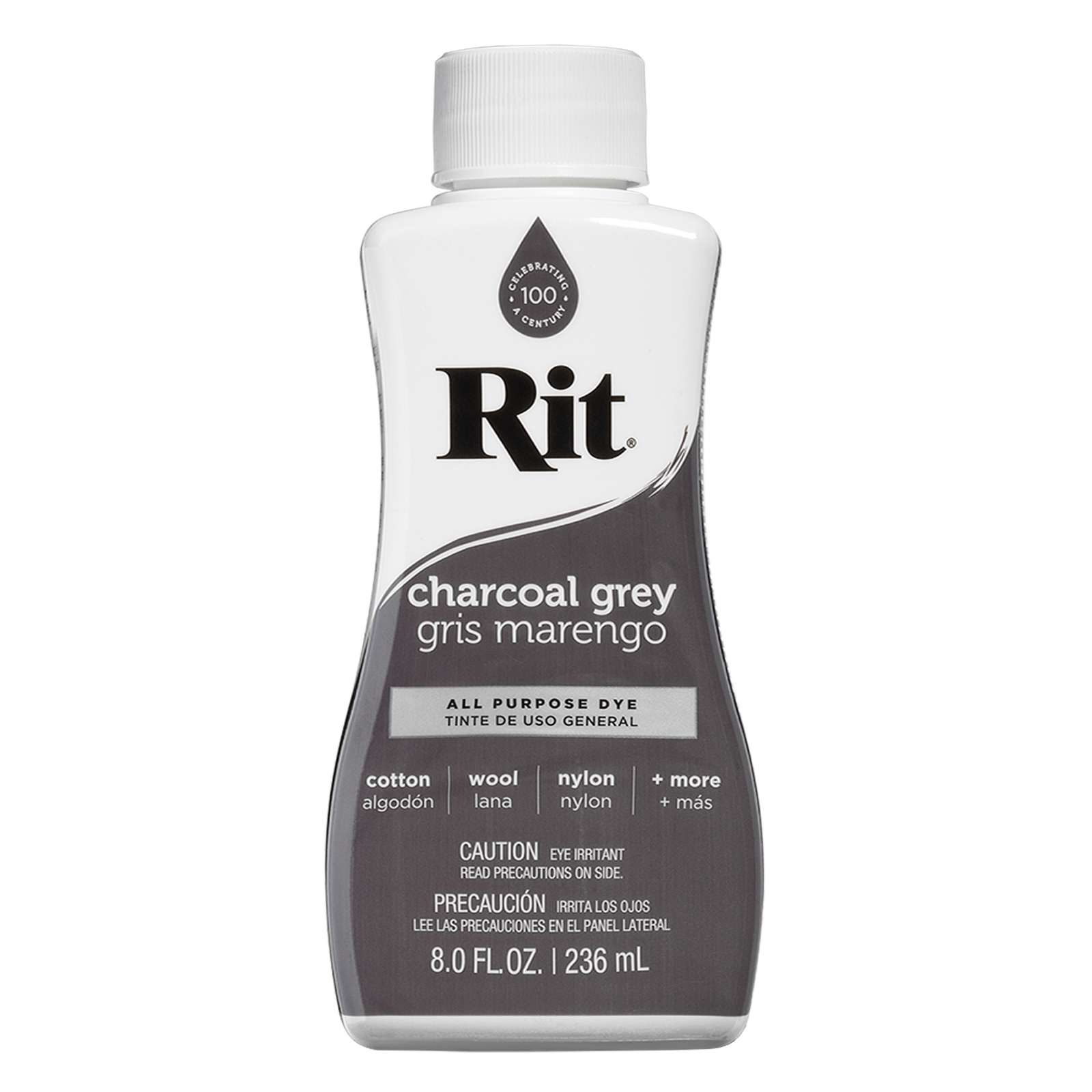 Χρώμα Υφάσματος Rit Dye Charcoal Grey 236ml