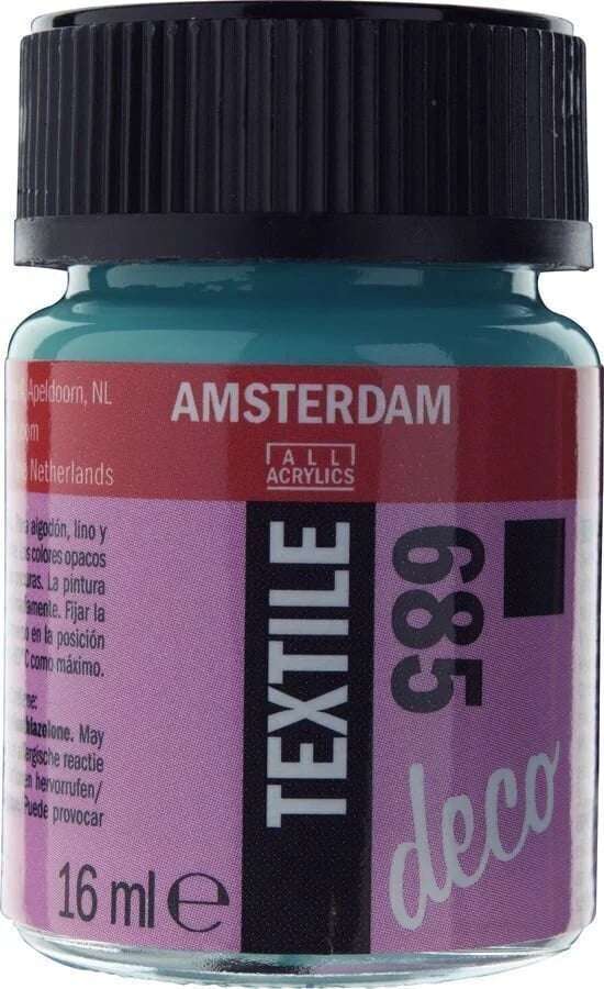 Χρώμα Amsterdam Textile 685 Turquoise Opaque 16ml