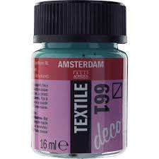 Χρώμα Amsterdam Textile 661 Turquoise Green 16ml
