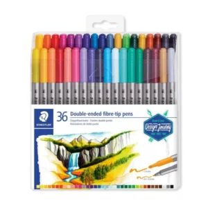 Μαρκαδόροι Σχεδίου με Διπλή Μύτη Staedtler 36τεμ.