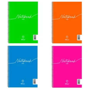Τετράδιο Σπιράλ Salko Select Notebook Fluo 17x25εκ. 3 Θεμ. 120σελ.