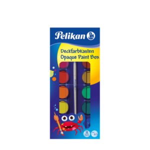 Νερομπογιές Pelikan με Πινέλο 12 Χρώματα