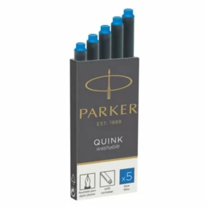 Μελάνια Parker Quink Αμπούλες 5τεμ W.Blue