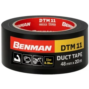 Ταινία Υφασμάτινη Μαύρη Benman Duct Tape 48mm X 20m